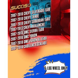 Bras de suspension supérieurs SUCOSO pour levage de 2 à 4 pouces pour kit de suspension avant Chevy Silverado 1500 GMC Sierra 1500 - Product Image 2