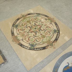 Mosaïque de <span class=keywords><strong>parquet</strong></span> en marbre à jet d'eau de style européen à prix avantageux, conçue pour les motifs de sol de cuisine d'hôtel - Product Image 1