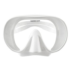 Lentille en verre trempé simple Masque de plongée en apnée Sangle de jupe en silicone Lunettes de plongée en apnée Masque de plongée libre - Product Image 6