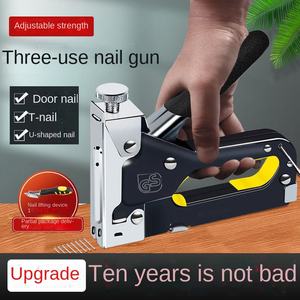 Outil Brad en fer manuel trois-en-un pour meubles à bois ménagers <span class=keywords><strong>cadre</strong></span> Photo alimenté par batterie pour pistolets à clous industriels - Product Image 2