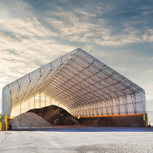 Grand entrepôt de stockage préfabriqué en tube d'acier robuste, abri de voiture étanche, auvent de <span class=keywords><strong>garage</strong></span>, aluminium, bois, PVC PVDF - Product Image 3