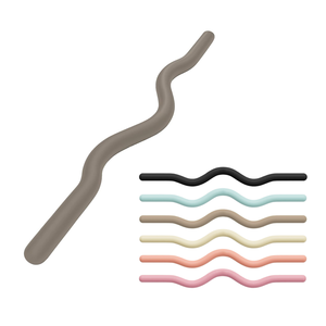 Barre d'haltères en silicone avec logo personnalisé unisexe, vente directe du fabricant, équipement de musculation - Product Image 6