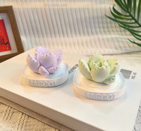 Désodorisant de voiture en gypse succulente Lead 2026 Nouveauté |   Diffuseur d'arômes en forme de plante 3D avec garantie d'un an pour la décoration de tableau de bord et de la maison