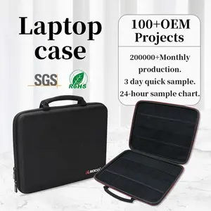 RLSOCO protection de l'environnement coque dure durable eva sac d'ordinateur LOGO personnalisé sac en filet étui pour ordinateur portable