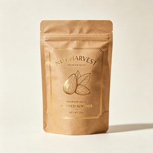 Custom Printed Home <b>Compostable</b> Kraft Paper Pouch with PBAT Liner for Organic Food Packaging Eco Friendly Bulk Wholesale - Product Image 2