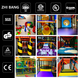 Durable Modern Indoor Playground Soft Play Equipment Set for Kids Commercial Children's Playground with <b>Trampoline</b> and Slide - Product Image 5