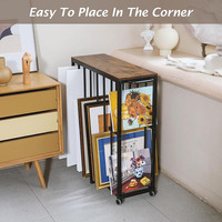 Support de stockage à sec mobile personnalisé pour enfants, peinture d'art, magasin de scrapbooking A4, papier d'impression, présentoir en fil métallique