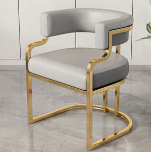 <span class=keywords><strong>Chaise</strong></span> de salle à manger moderne de luxe en cuir PU durable avec pieds en métal pour la maison et le bureau, salons et services de beauté - Product Image 3