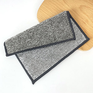 Esun Chiffons à Vaisselle en Nylon Double Couche Fibre <span class=keywords><strong>de</strong></span> Charbon <span class=keywords><strong>de</strong></span> <span class=keywords><strong>Bambou</strong></span> Polyvalent pour Usage Humide et Sec pour la Cuisine - Product Image 2