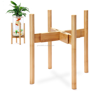 Indoor <strong>Plant</strong> Stand Bamboo Adjustable Tall Indoor Planter Stand Mid Century Modern <strong>Plant</strong> Stands Indoor <strong>Corner</strong> <strong>Plant</strong> Holder - Product Image 1