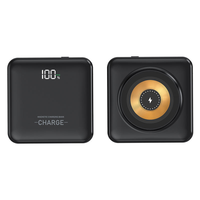 Nouvelle batterie externe magnétique sans fil portable OEM 2024 de 10000 mAh avec entrée Type-C, charge rapide, design ultra fin