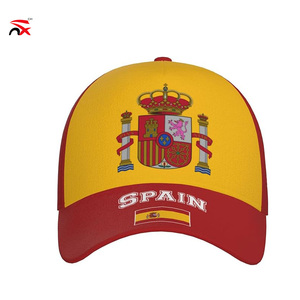 Gorra de Béisbol con Bandera de España Personalizada al por Mayor, Gorra de Camionero con Visera Ajustable para Protección Solar para Mujeres y Hombres - Product Image 2