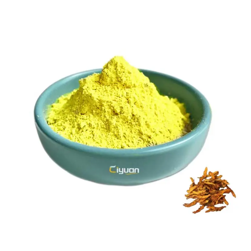 خلاصة Coptis Chinensis ، مسحوق بربارين هيدروكلوريد berine HCL