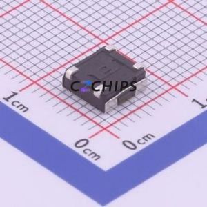 DTSJW-68S-V-T/R Tactile Switch SMD Switch Single Pole Single Throw Round Button 1.6N Vertical Mount - Product Image 2
