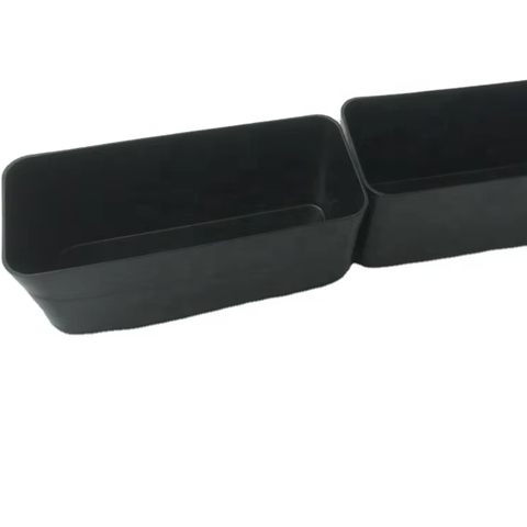 Custom Black Plastic Vacuum Formed Component for Multi Compartment Industrial Storage Box with Modular Design