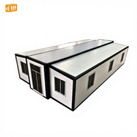 Modèle de maison conteneur extensible, conception modulaire, structure pliable, bâtiment préfabriqué duplex