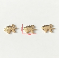 Breloques Licorne en Laiton, Pendentifs Cheval Féerique Dorés en Relief, Composants Faits Main pour la Fabrication de Bijoux de Style Fantaisie et Capricieux