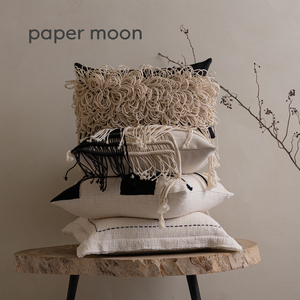 Cuscino decorativo in misto cotone e <span class=keywords><strong>lino</strong></span>, stile Zen antico, tessuto a mano, per divano in soggiorno o sala modello. - Product Image 3