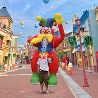 Funtoys quantité minimale de commande 1 pièce personnalisé activités de plein air Noël gonflable marionnette Clown Costumes pour le carnaval de Noël