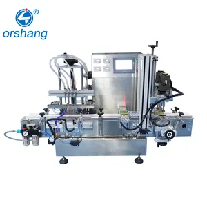 Orshang Automatique Eau Vin Huile Bouteille Remplissage Capsulage Et Étiquetage Machine De Remplissage De Miel Remplisseur De Liquide