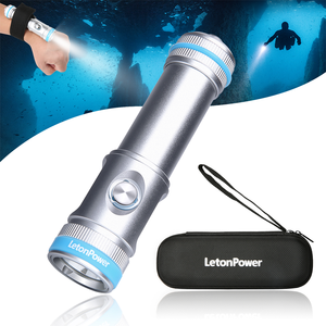 Mini lampe torche portable de 100 mètres pour la plongée sous-marine, adaptée aux opérations de sauvetage et à l'exploration des grottes - Product Image 2