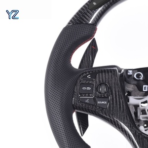 Volant LED en fibre de carbone véritable YZ en promotion avec palettes de changement de vitesse en fibre de carbone pour Honda Acura TLX/TX – Pièces de mise à niveau haut de gamme - Product Image 3