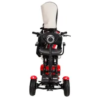 Scooter de mobilité à 4 roues, 500W, 18 km/h, avec chariot de golf pliable, 36V, trois vitesses réglables, double moteur électrique, siège pour adultes et seniors