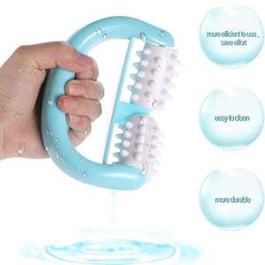 Mini rouleau de massage anti-cellulite portable pour le visage et les pieds avec activation manuelle du sac - Product Image 3