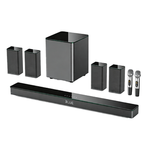 Système <span class=keywords><strong>de</strong></span> Home Cinéma TV Entièrement Sans Fil avec <span class=keywords><strong>Barre</strong></span> <span class=keywords><strong>de</strong></span> <span class=keywords><strong>Son</strong></span>, Caisson <span class=keywords><strong>de</strong></span> Basses, Mur d'Écho Sonore et Karaoké 2025 - Product Image 1