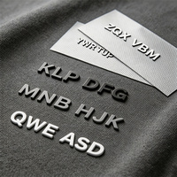 Étiquette de transfert thermique personnalisée en silicone 3D |   Autocollant de logo pour vêtements, t-shirts et vêtements de sport