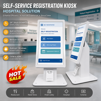 Desktop-Selbstbedienung Check-in-Check-in-Maschine Smart Hospital Church Hotel Flughafen Besucher management Selbst registrierung kiosk