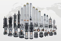 Pompa Celup Sumur Dalam MINGYUAN 4SD3/11 1HP 4 Inci, Pompa Air Borehole Stainless Steel untuk Irigasi Pertanian
