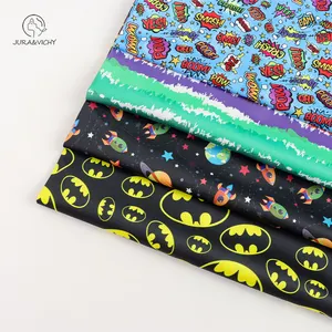 The factory outlet 100% polyester customize digital printed waterproof PUL fabric for diaper or bag using