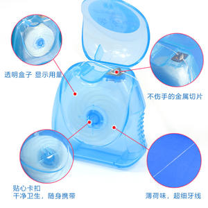 Fil dentaire ultra-fin de 50 mètres à haute résistance, vente en gros d'usine, micro-ciré, saveur menthe, personnalisable, portable - Product Image 2