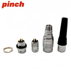 Conector de Aviación Pinch Yc8, Enchufe de 2, 3, 4, 5, 6, 7 Pines, Conector Push-Pull de 8 mm, Aleación de Aluminio Industrial - Product Image 4