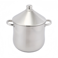 Ensemble de marmites vapeur pour soupe de cuisine personnalisées en usine avec couvercle à tajine Ensemble de marmites de cuisson en acier inoxydable Ensembles de casseroles avec fond en capsule