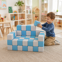 Blocs de construction en tissu – Design causeuse, blocs lavables pour la maison, la salle de jeux, la maternelle, jeu éducatif de groupe pour parc d'attractions