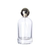 Botol Parfum Kaca Semprot Transparan Bulat 100Ml 30Ml 50Ml