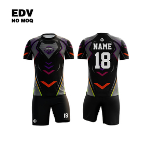 Camiseta de fútbol de doble cara sin logotipo, suave, de secado rápido y transpirable para uso en equipos escolares - Product Image 6