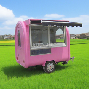 2025 Portable Coffee Shop Donut Vending Cart Remorque de concession de camion de nourriture mobile entièrement équipée - Product Image 2