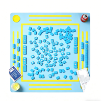 Table de Mahjong Flottante de Luxe en EVA avec Rainures Intégrées pour Divertissement, Soirées Poker, Tuiles Personnalisables, Pieds en Acier Inoxydable, Portable