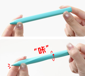 Stylo bille coloré Kaco Alpha Twist 0,5 mm, faible MOQ, en plastique, promotionnel, pour exposition, hôtel, école, entreprise, cadeau, encre noire - Product Image 2