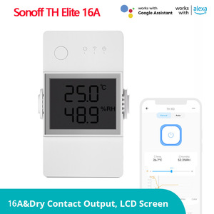 Interrupteur intelligent pour la maison Sonoff Th Elite, capteur 16A/20A, température et humidité, chipset <span class=keywords><strong>ESP32</strong></span> pour une utilisation en intérieur - Product Image 6
