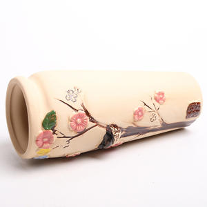 Maceta de Cerámica Pintada a Mano, Estilo <span class=keywords><strong>Rural</strong></span>, Pequeña y Fresca, para Suculentas, Ecológica, para Piso y Escritorio - Product Image 4