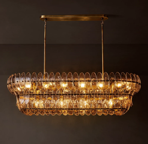 <span class=keywords><strong>Lampadario</strong></span> Industriale Vintage a Due Livelli in Vetro, Lampada a Sospensione Retrò, Grande <span class=keywords><strong>Lampadario</strong></span> per Sala da Pranzo e Isola <span class=keywords><strong>Cucina</strong></span> - Product Image 3