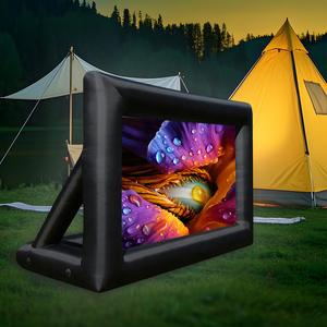 <span class=keywords><strong>Écran</strong></span> de <span class=keywords><strong>projection</strong></span> gonflable géant en PVC pour extérieur, projecteur de cinéma portable, <span class=keywords><strong>écran</strong></span>s de <span class=keywords><strong>projection</strong></span> de cinéma 12/14/16/33 pieds - Product Image 1