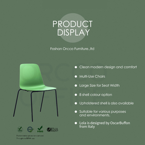 Muebles para Bibliotecas de Universidades, Colegios y Escuelas Secundarias, Muebles de Estudio, Mesa y Silla Apilables de Plástico PP con Base de Acero - Product Image 4