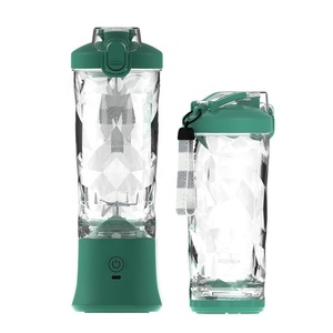All-in-One Elektrischer <span class=keywords><strong>Shaker</strong></span> Mixer Persönlicher USB-Aufladbarer Entsafter Becher Flasche Fruchtmixer Smoothie Wasserdichter Mixer - Product Image 1