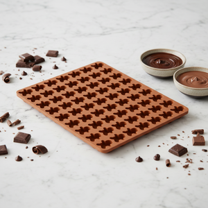 Household Silicone Baking Mold 77 Cavities Candy Chocolate <b>Cookie</b> Mold Family Party 3D DIY Handmade Caramel Gummy - Product Image 1