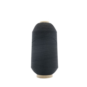 Hilo de Poliéster Heather Blanco/Negro 150D DTY de Alta Elasticidad y Alta Tenacidad, Ecológico, para Tejer - Product Image 2